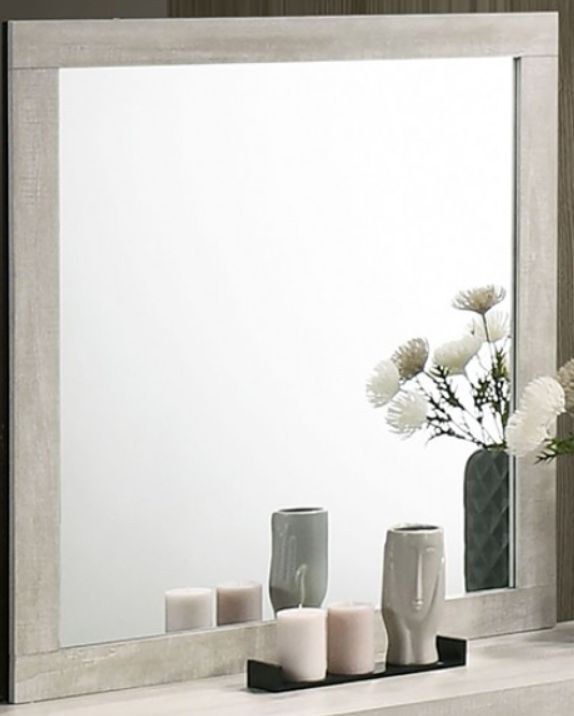 Furniture of America® Dubuque Light Gray Dresser Mirror-0