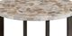 Hammary® Hidden Treasures Rainbow Onyx Accent Table with Black Base-1