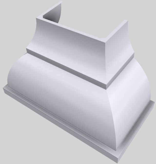 Vent-A-Hood® Designer Series 48" White Wall Mounted Range Hood-1