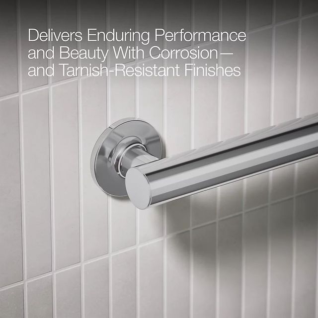 KOHLER® Purist® Polished Stainless 48" Grab Bar-4