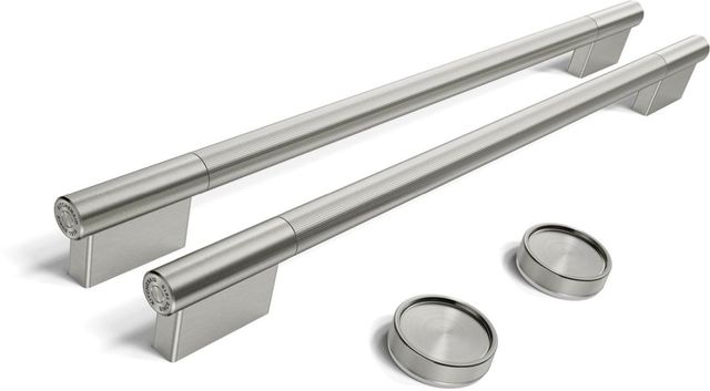 KitchenAid® 30'' Monochromatic Stainless Steel Double Wall Oven and Microwave Combo Handle and Knob Kit-0