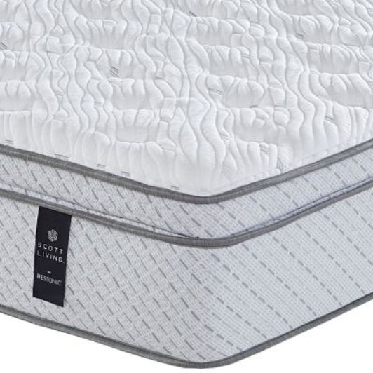 Restonic® by Restonic® Indigo Hybrid Plush Euro Top Queen Mattress-1
