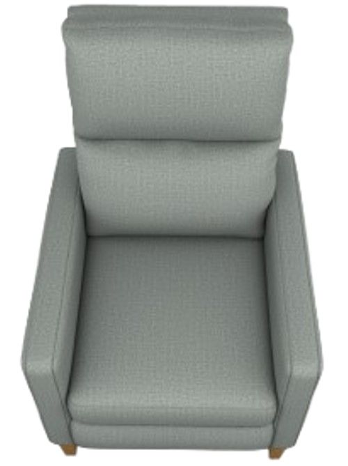 Best® Home Furnishings Customizable Janae Power High Leg Recliner with Honey Birch Legs-4