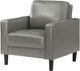 Coaster® Ruth Gray Upholstered Track Arm Accent Chair-2