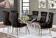 Furniture of America® Silveria Glass Top Dining Table with Chrome Base-1