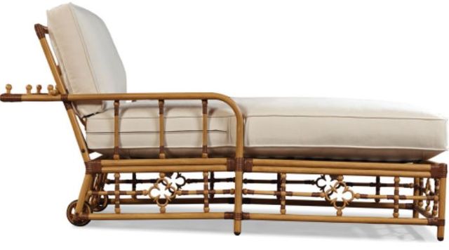 Lane Venture® Mimi by Celerie Kemble Off-White/Raffia Adjustable Morris Chaise-2