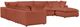 TOV Furniture Cali 7-Piece Rust Modular Sectional and Large Chaise-3