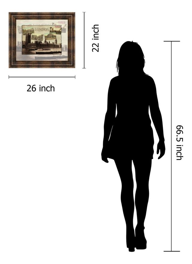 Classy Art London Postcard Wall Art-2