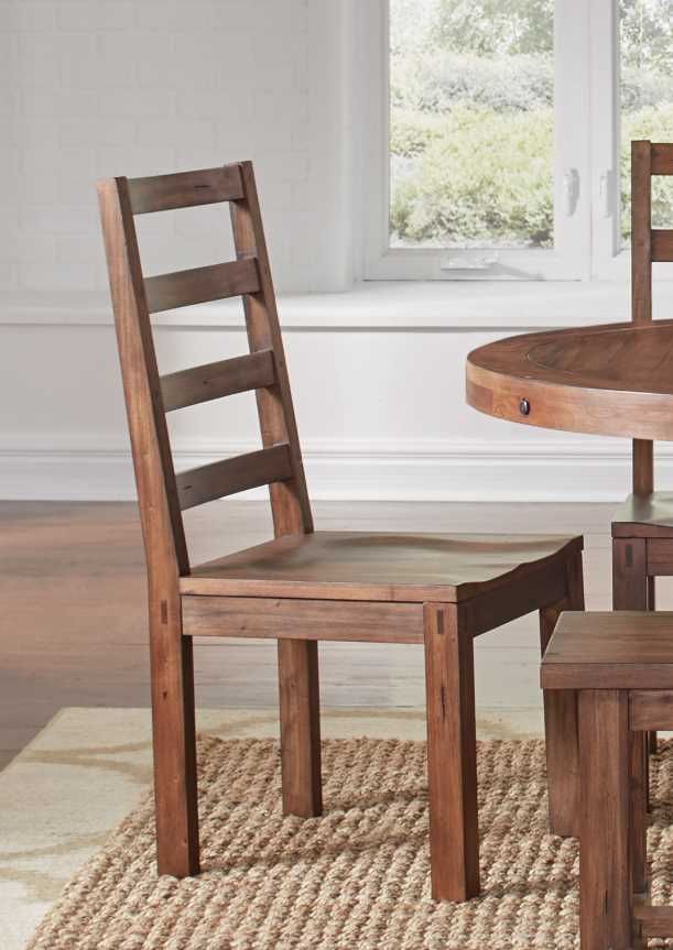 A-America® Anacortes Salvaged Mahogany Shasta Side Chair-1