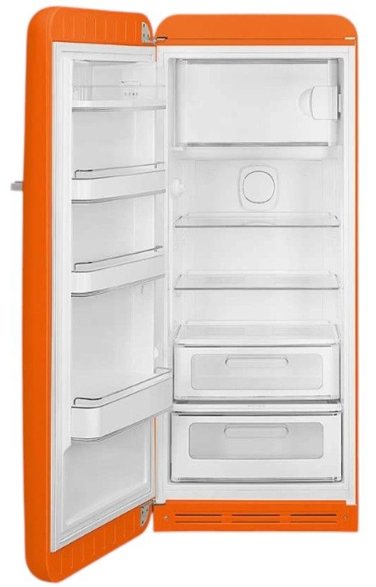 Smeg 50's Retro Style 9.9 Cu. Ft. Orange Compact Refrigerator-1