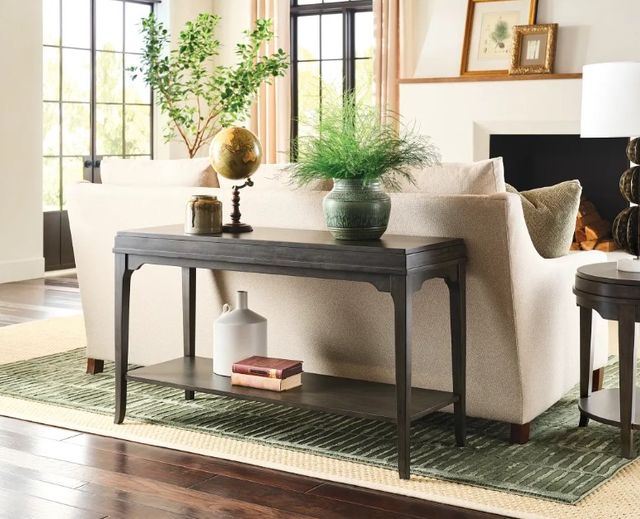Hammary® Nicolette Hamilton Charcoal Rectangular Sofa Table-1