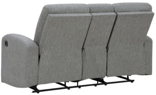 Signature Design by Ashley® Moreau Place Sterling Double Manual Reclining Loveseat with Console-4