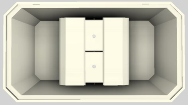 Vent-A-Hood® Designer Series 54" Biscuit Island Range Hood-2