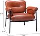 Zuo® Modern Dunmore Brown Accent Stationary Chair-1