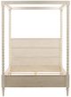 Dovetail Furniture Marcellina Whitewash Queen Poster Bed-1