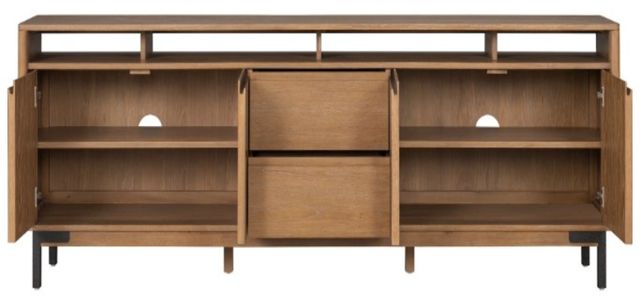 Flexsteel® Millwork Brown Large Entertainment Base-3