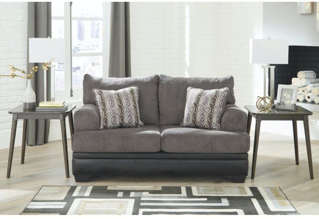 Signature Design by Ashley® Millingar Smoke Loveseat-1