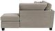 Albany Industries 2-Piece Groovy Smoke Right-Arm Facing Chaise Sectional-2