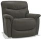 La-Z-Boy® James Charcoal Leather Power Rocking Recliner-0