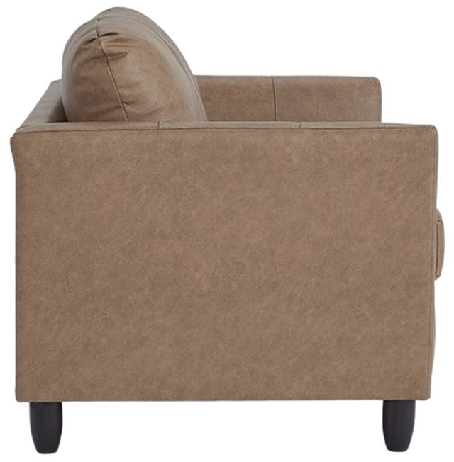 Best® Home Furnishings Customizable Bayment Leather Memory Twin Sleeper Chair with Espresso Legs-2