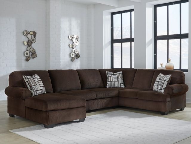 Signature Design by Ashley® Landsings 3-Piece Chocolate Sectional and Chaise-1
