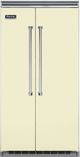Viking® 5 Series 42 in. 25.3 Cu. Ft. Vanilla Cream Built In Side-by-Side Refrigerator-0