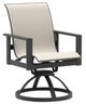 Homecrest™ Outdoor Living Customizable Elements Aluminum/Fabric Outdoor Sling Low Back Swivel Rocker Chair-0