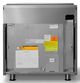 Viking® 5 Series 36" Damascus Gray Pro Style Induction Range with Polished Chrome Trim-4