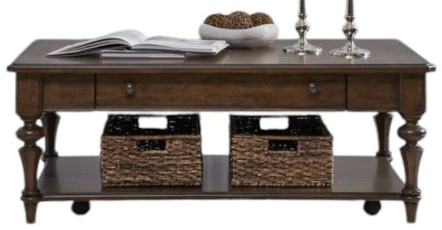 Liberty Furniture Arden Road 3-Piece Satin Cherry Living Room Table Set-3