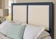 Artisan & Post by Vaughan-Bassett Indigo/Linen Queen Upholstered Bed-2