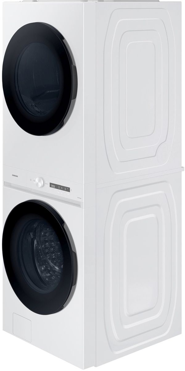 Samsung Bespoke White Electric Laundry Center, 4.6 Cu. Ft. Washer, 7.6 Cu. Ft. Dryer-4
