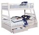 Coaster®Ashton White Twin Over Full Headboard and Footboard-0