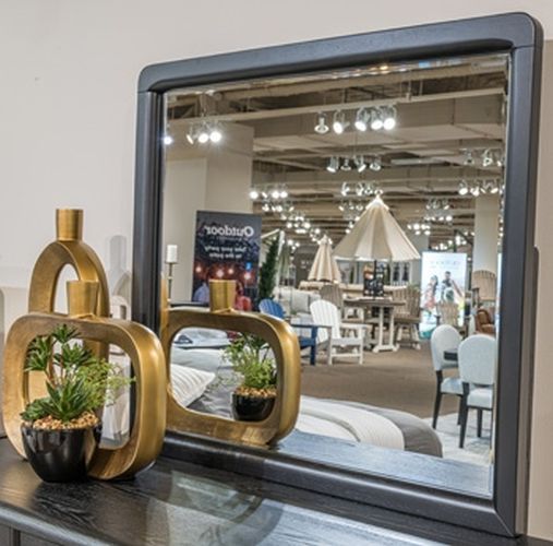 Signature Design by Ashley® Haldenwick Black Dresser and Mirror-2