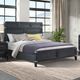 Intercon Laguna Weathered Steel Storage  King Panel Bed-2
