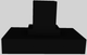 Vent-A-Hood® 48" Black Contemporary Island Range Hood-0