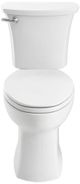 American Standard Edgemere® White Two-Piece Chair Height Elongated 10" Rough Toilet Less Seat 1.28 gpf/4.8 Lpf-4