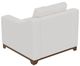 International Furniture Direct Natural Parota White Arm Chair-3