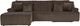 Signature Design by Ashley® Top Tier 3-Piece Chocolate Manual Reclining Left-Arm Facing Sectional and Chaise-0