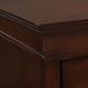 Elements International Louis Philippe Cherry Drawer Dresser and Mirror Set-4