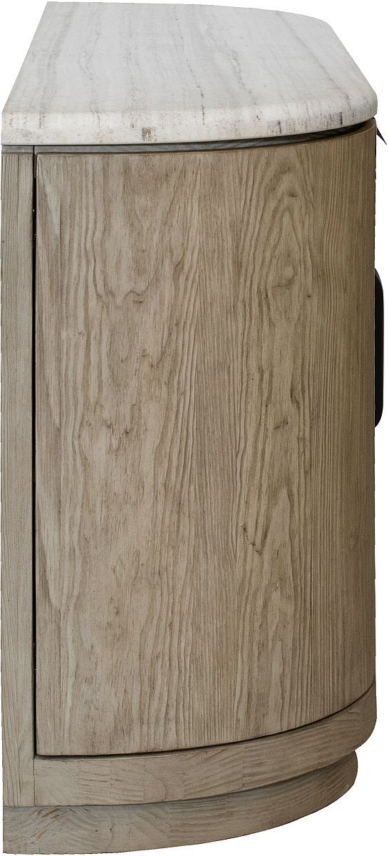 Magnussen Home® Braelyn Dorian Grey Buffet with Stone Top-3