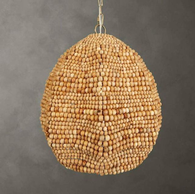 Uttermost® Kauri Natural Wooden Beads Small Pendant-1
