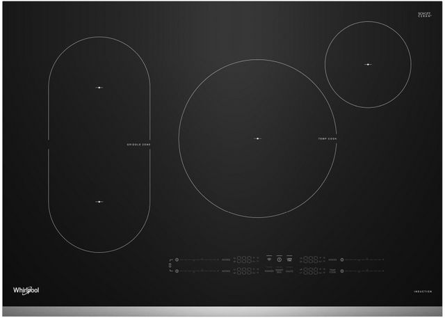 Table de cuisson à induction Whirlpool® de 30 po - Acier inoxydable