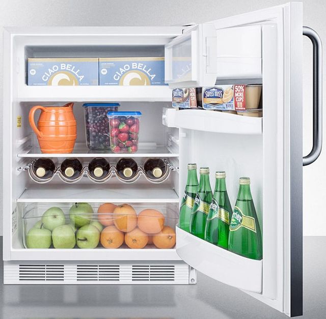 Summit® 24" 5.1 Cu. Ft. Stainless Steel Compact Refrigerator-3