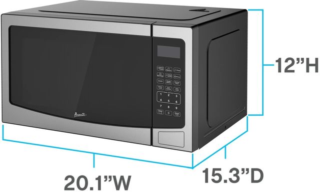 Avanti® 1.1 Cu. Ft. Stainless Steel Countertop Microwave-1