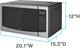 Avanti® 1.1 Cu. Ft. Stainless Steel Countertop Microwave-1