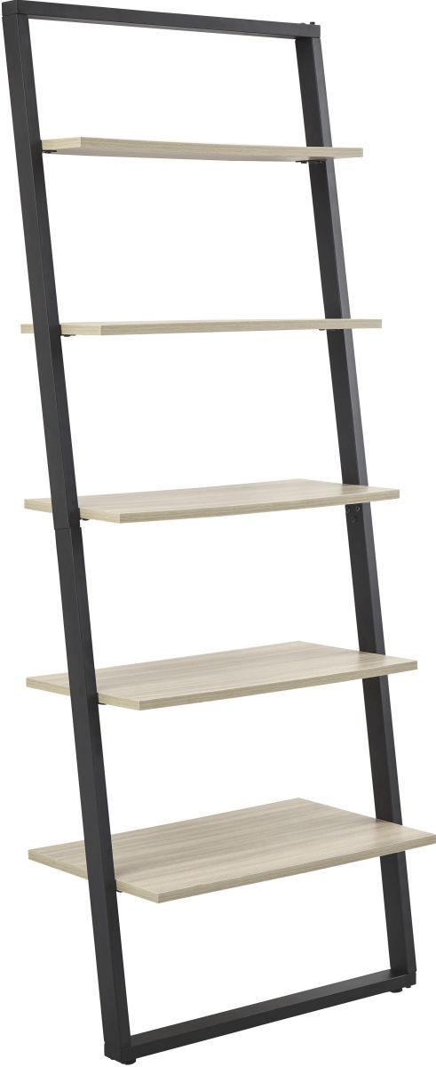 Signature Design by Ashley® Waylowe 2-Piece Black/Natural Home Office Desk Set-2