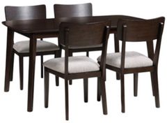 Signature Design by Ashley® Mallenette 5-Piece Merlot Dining Set