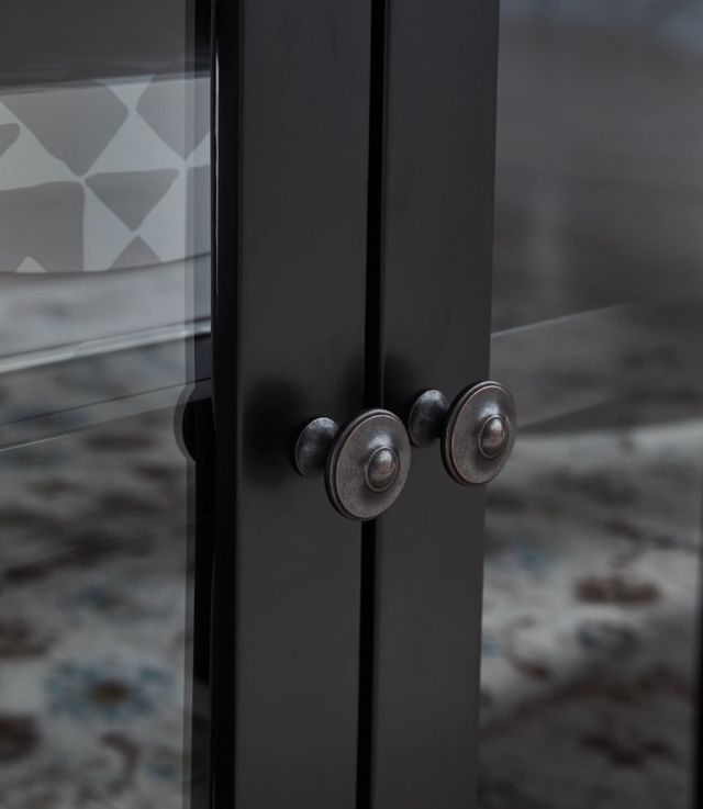 Signature Design by Ashley® Wildenauer Black/Brown TV Stand-5