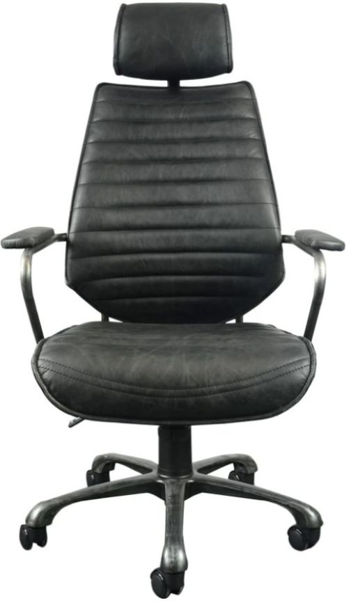 Moe's Home Collection Executive Black Swivel Office Chair-1