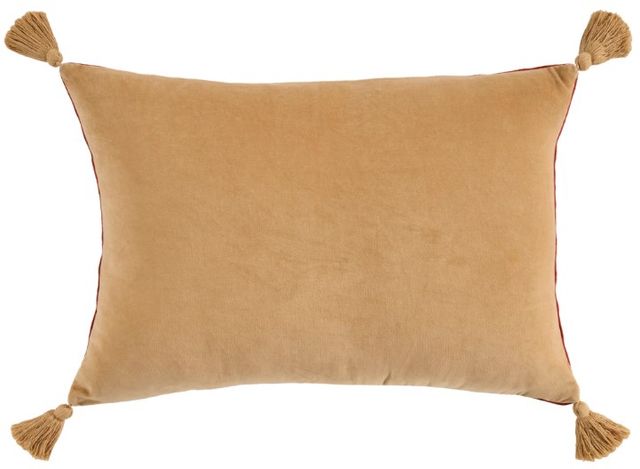 Nourison Home™ Mina Victory Vintage Pillow Rust 20"x30" Throw Pillow-1